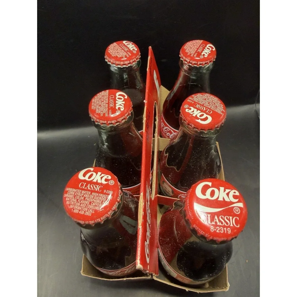 Coca-Cola Racing Family 6-Pack 8oz Bottles Dale Earnhardt NASCAR 2000‎